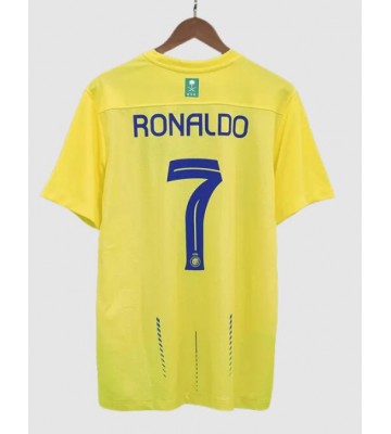Lacne Muži Futbalové dres Al-Nassr Cristiano Ronaldo #7 2023-24 Krátky Rukáv - Domáci